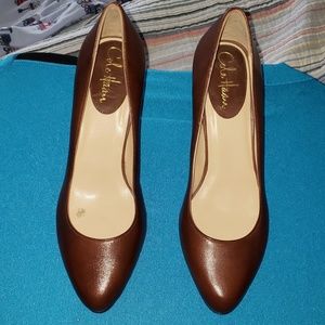 Cole Haan and Nike Air 9.5 Brown Pumps